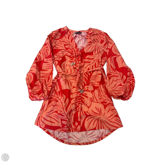Dress Casual Midi By Shore In Red, Size: Xs