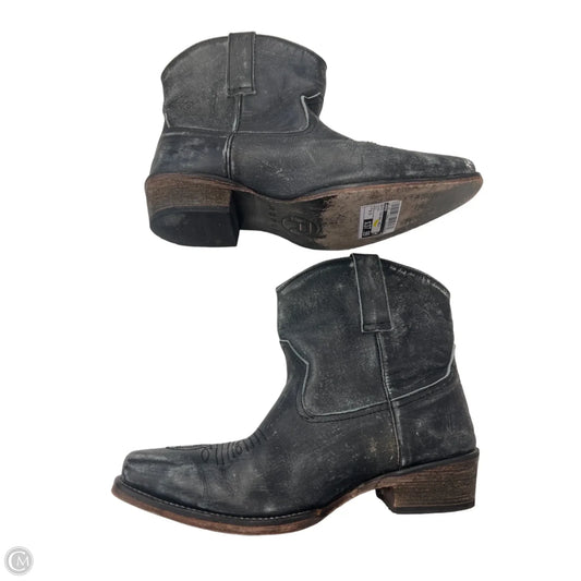 Boots Mid-calf Heels By Roper In Black, Size: 8.5