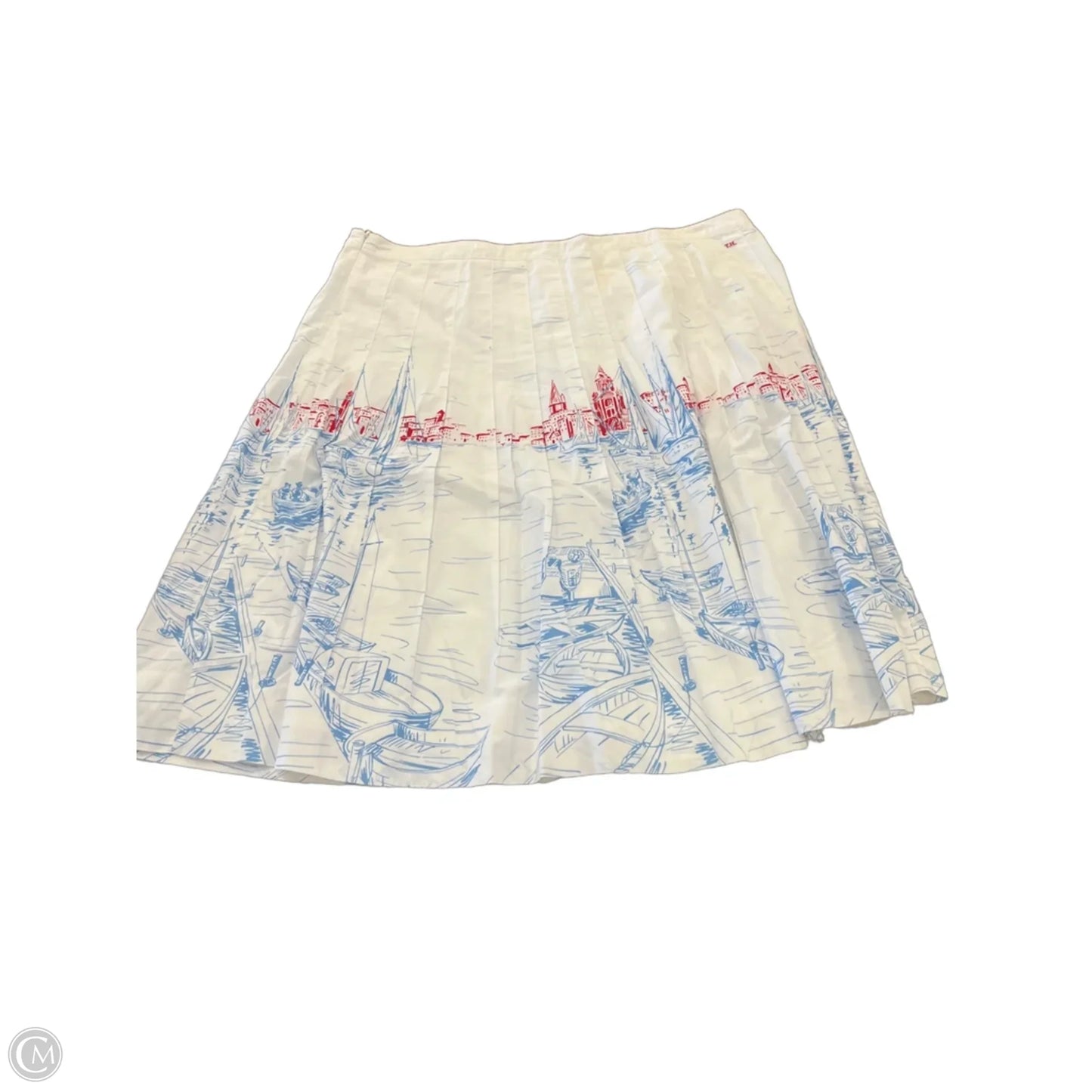 Skirt Midi By Tommy Hilfiger In White, Size: 22