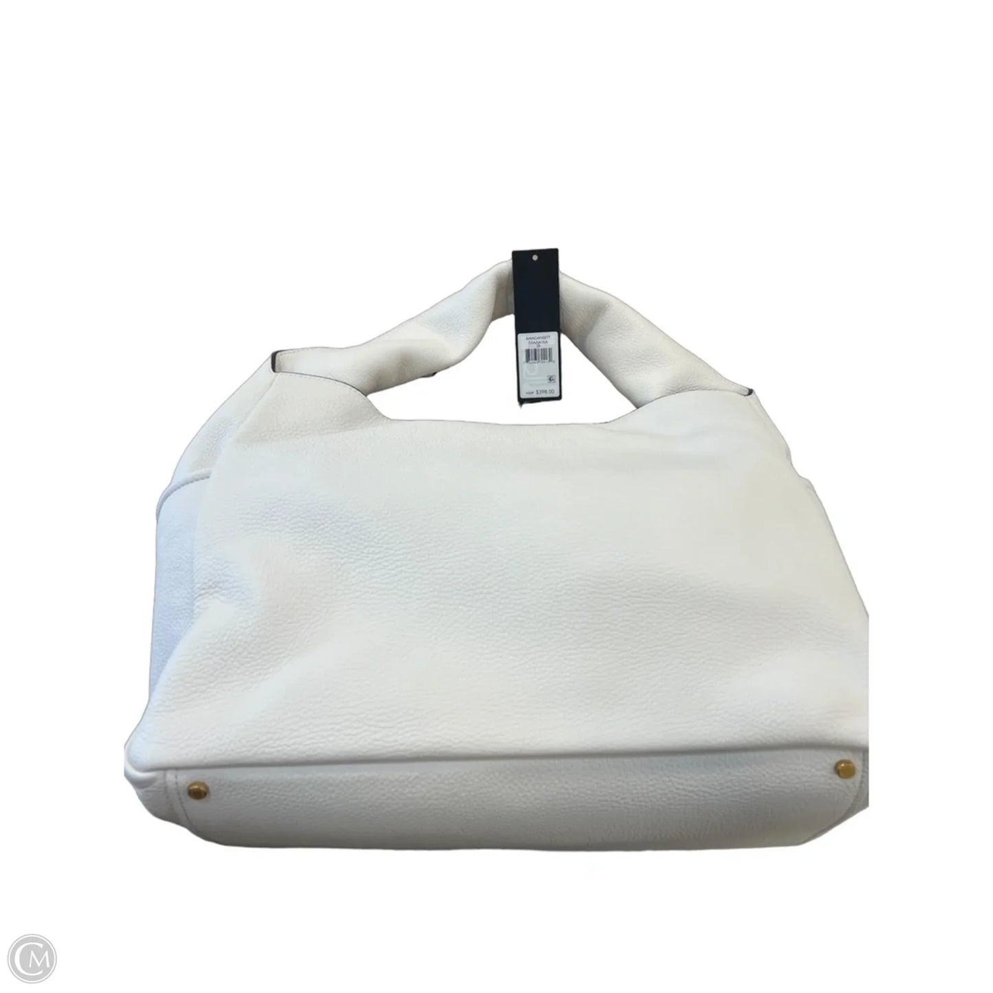 Handbag Leather By Donna Karan, Size: Large