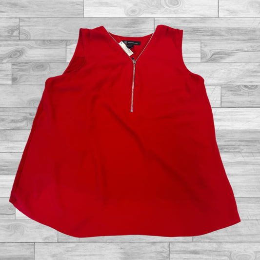 Top Sleeveless By Inc In Red, Size: M