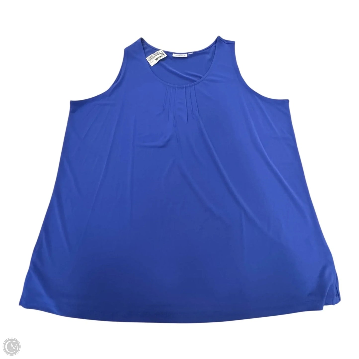 Top Sleeveless By Susan Graver In Blue, Size: 3x