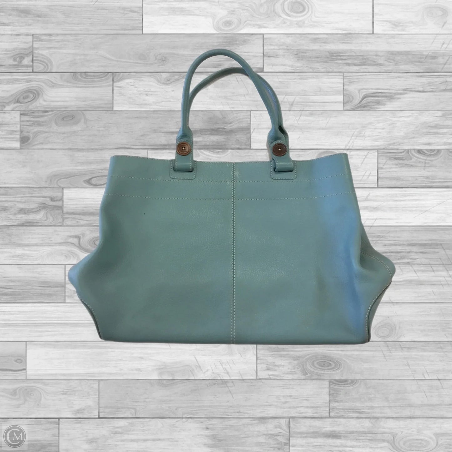 Handbag Leather By Boden, Size: Medium