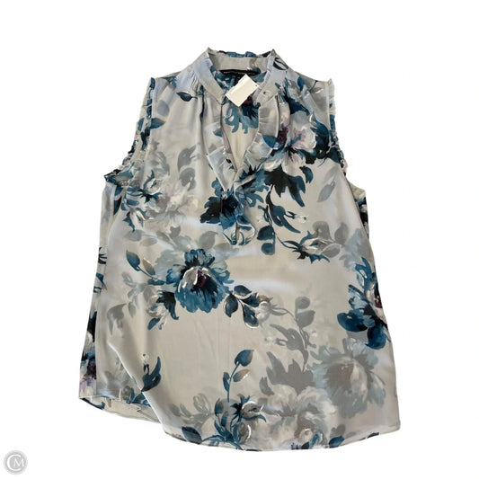 Top Sleeveless By White House Black Market In Floral Print, Size: 10