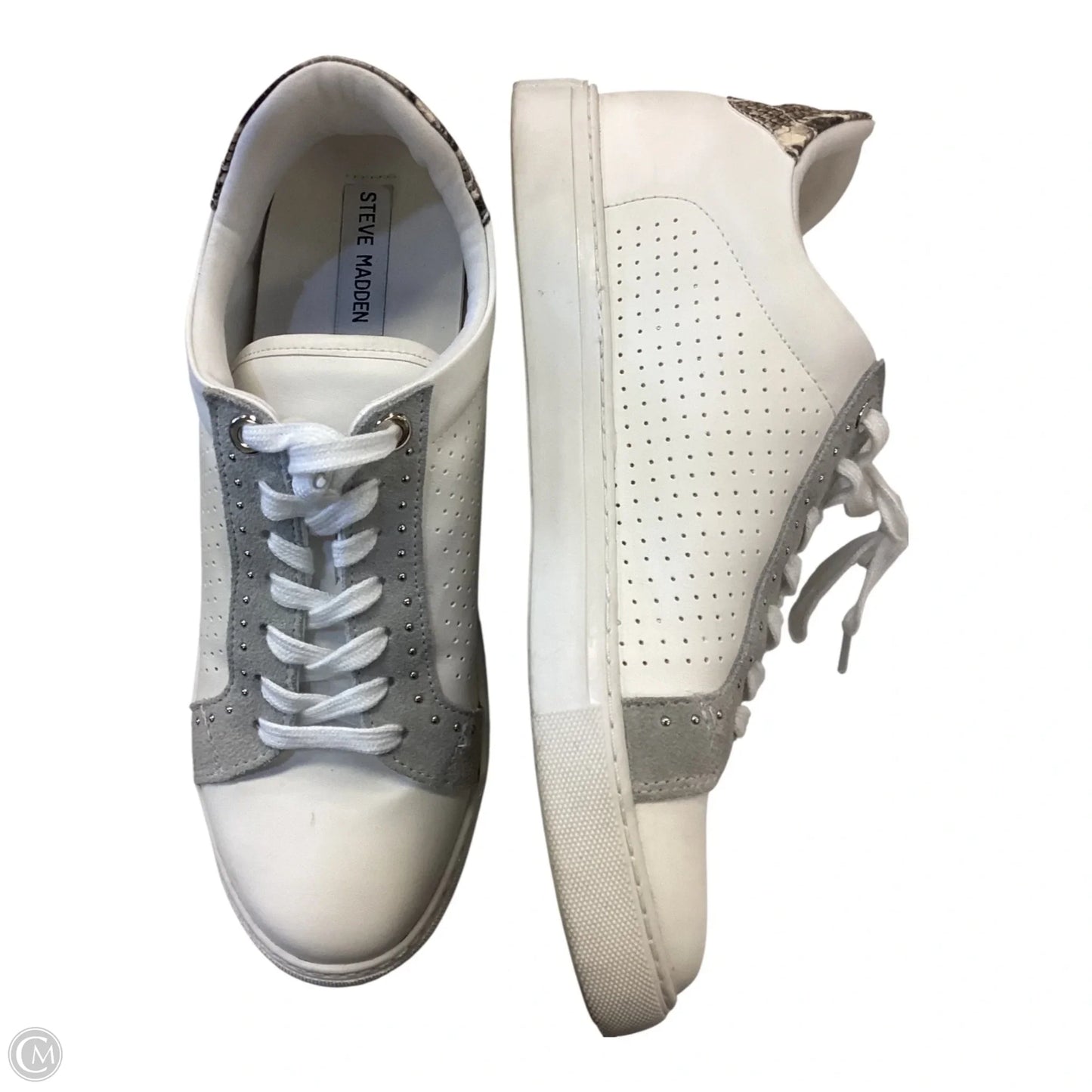 Shoes Athletic By Steve Madden In White, Size: 10