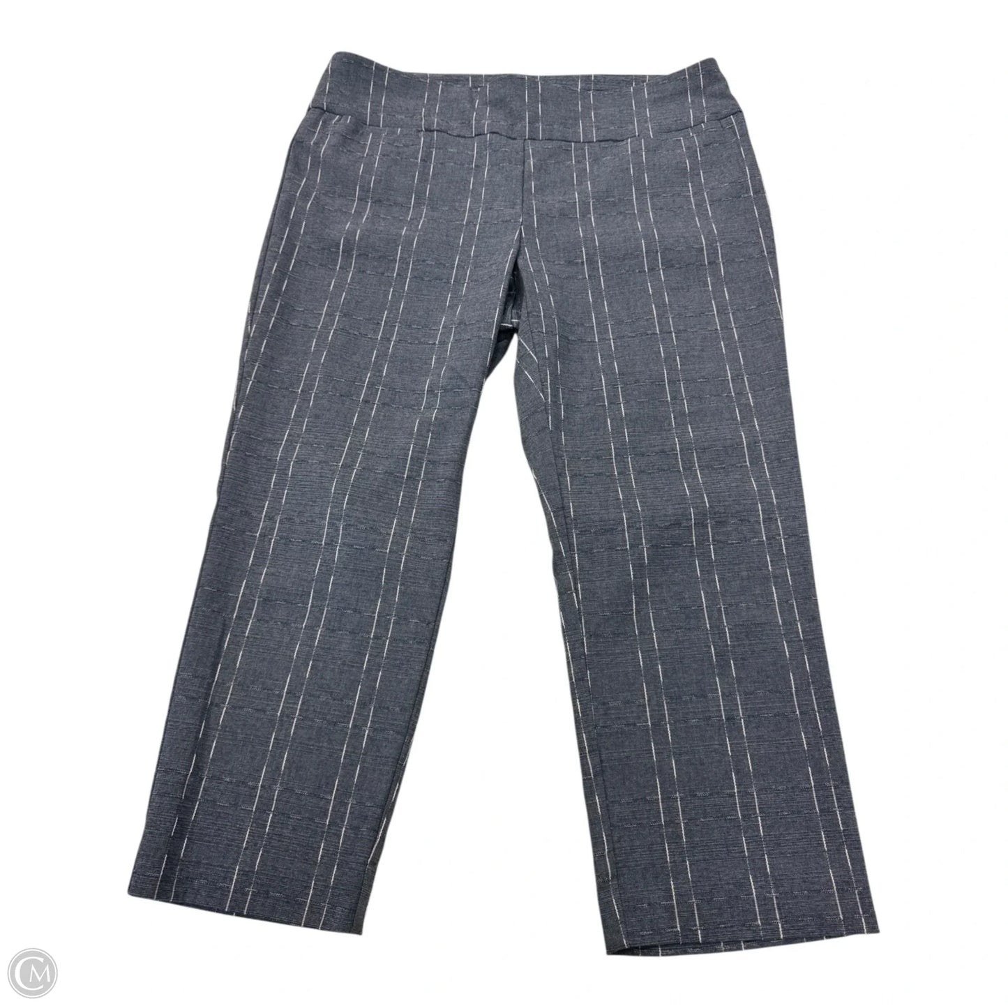 Capris By Alfani In Blue & White, Size: 8p