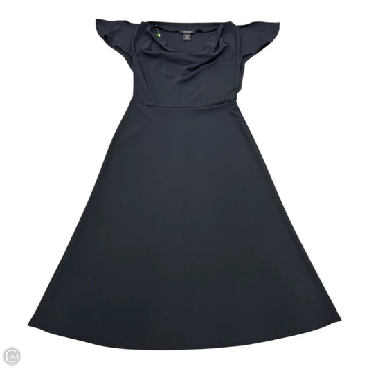 Dress Casual Midi By Express In Navy, Size: 4