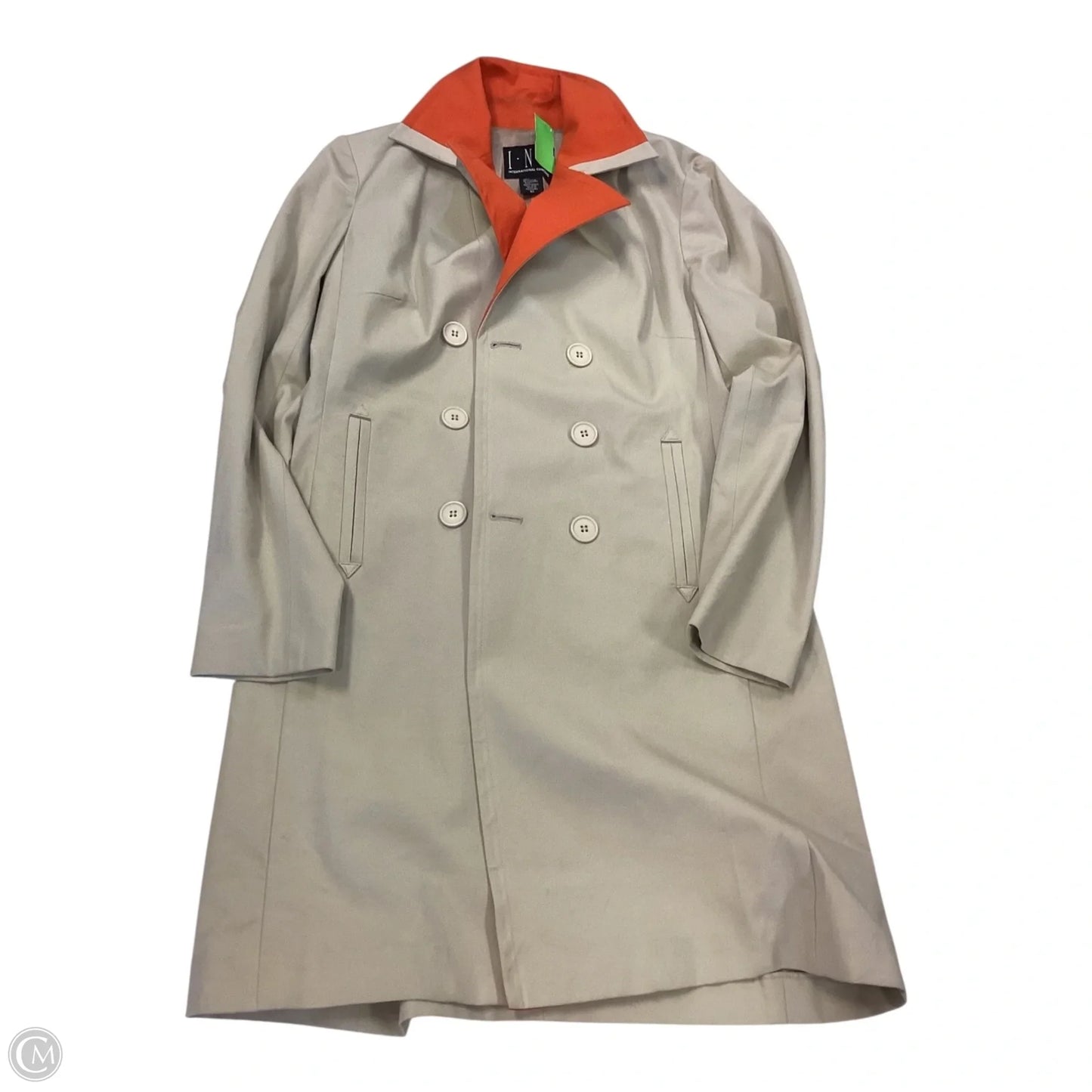 Coat Other By Inc In Orange & Tan, Size: 10