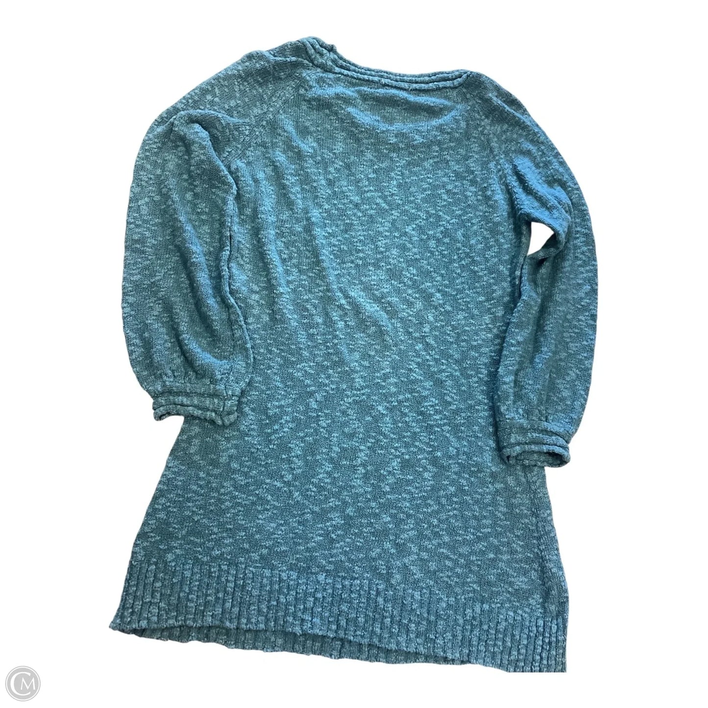Top Long Sleeve By Soft Surroundings In Teal, Size: M
