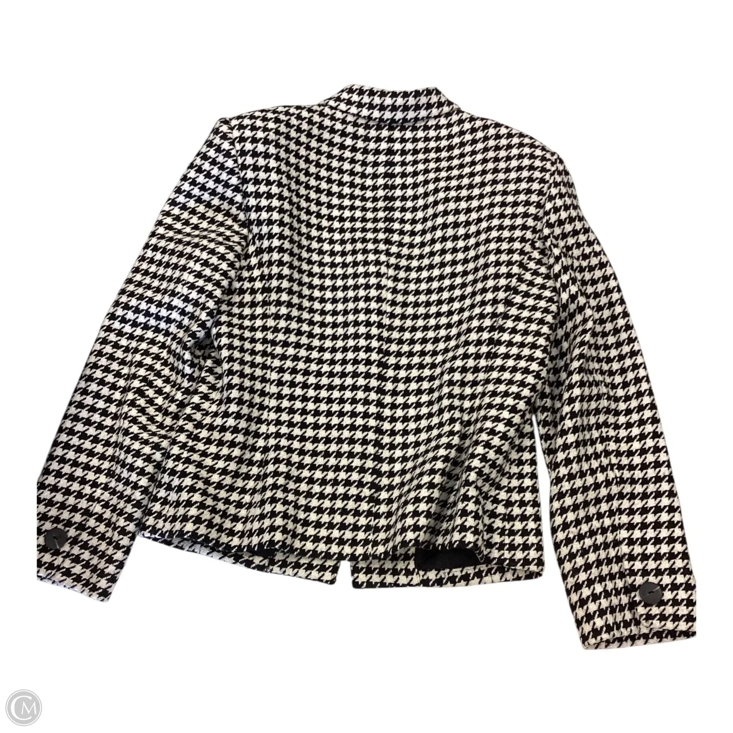 Blazer By Liz Claiborne In Black & Cream, Size: 6