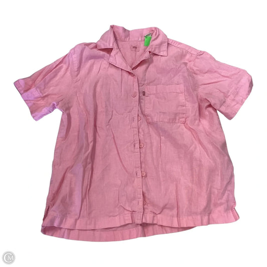 Top Short Sleeve By Levis In Pink, Size: Xs