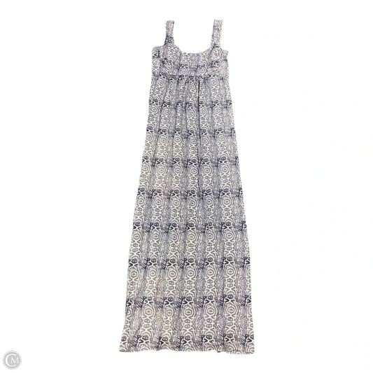 Dress Casual Maxi By Fresh Produce In Blue & White, Size: S