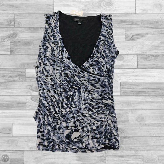 Top Sleeveless By Inc In Black & Blue, Size: S
