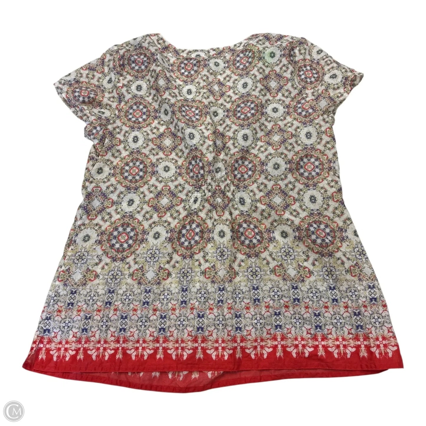 Top Short Sleeve By Eddie Bauer In Multi-colored, Size: L