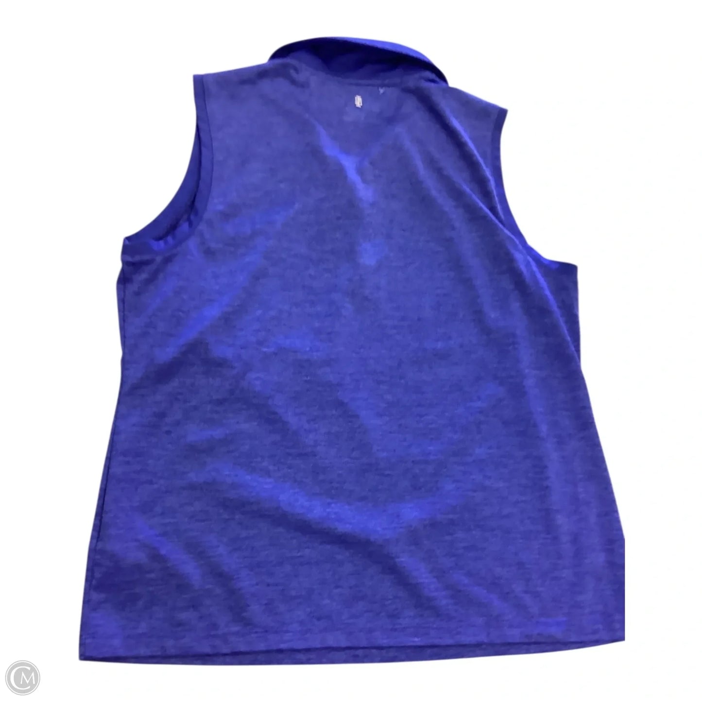 Athletic Tank Top By Izod In Blue, Size: L