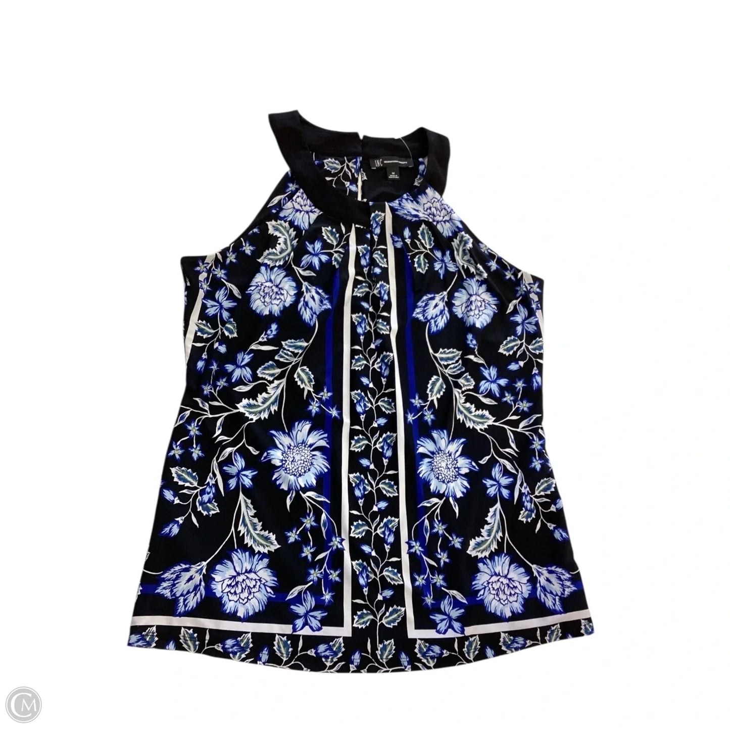 Top Sleeveless By Inc In Floral Print, Size: M