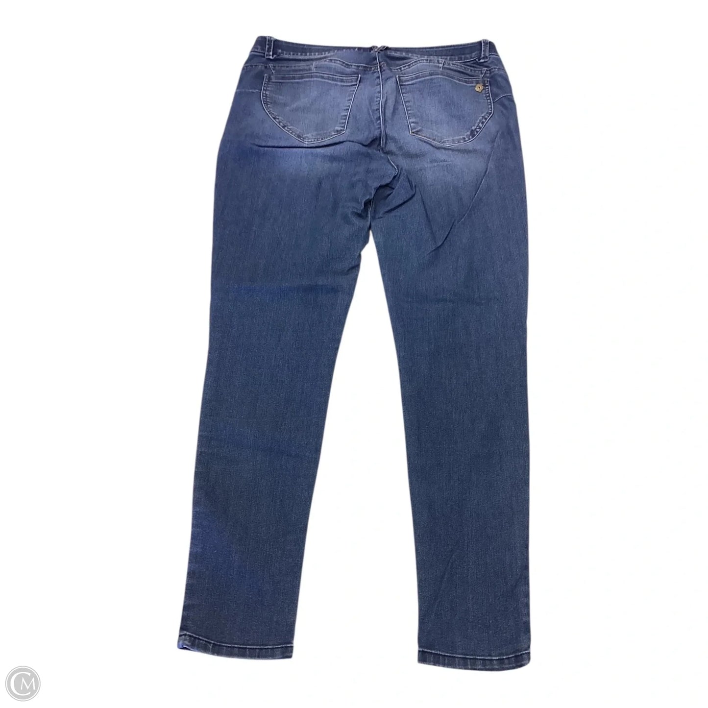 Jeans Skinny By Democracy In Blue Denim, Size: 14