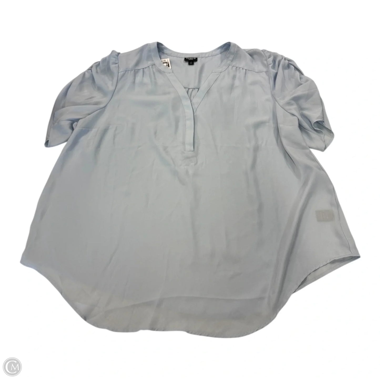 Top Short Sleeve By Torrid In Blue, Size: 2x