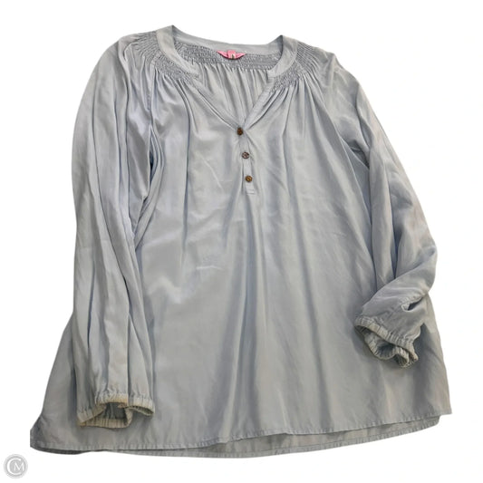 Top Long Sleeve Designer By Lilly Pulitzer In Cream, Size: M