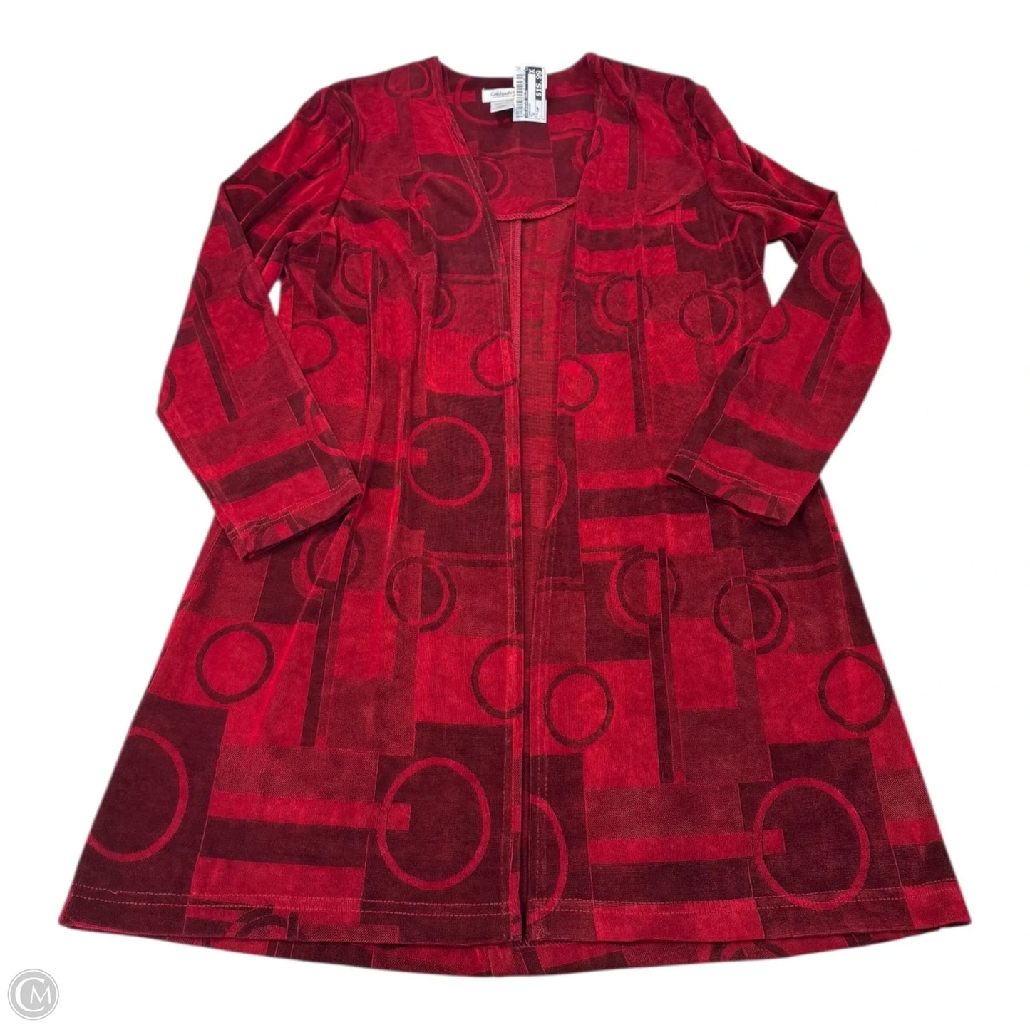 Cardigan By Coldwater Creek In Red, Size: 10p