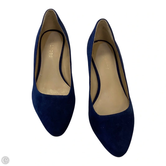 Shoes Heels Wedge By Talbots In Blue, Size: 9