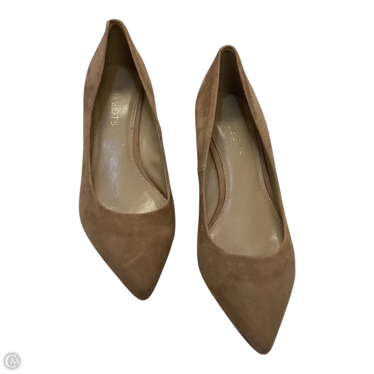 Shoes Heels Wedge By Talbots In Tan, Size: 8.5