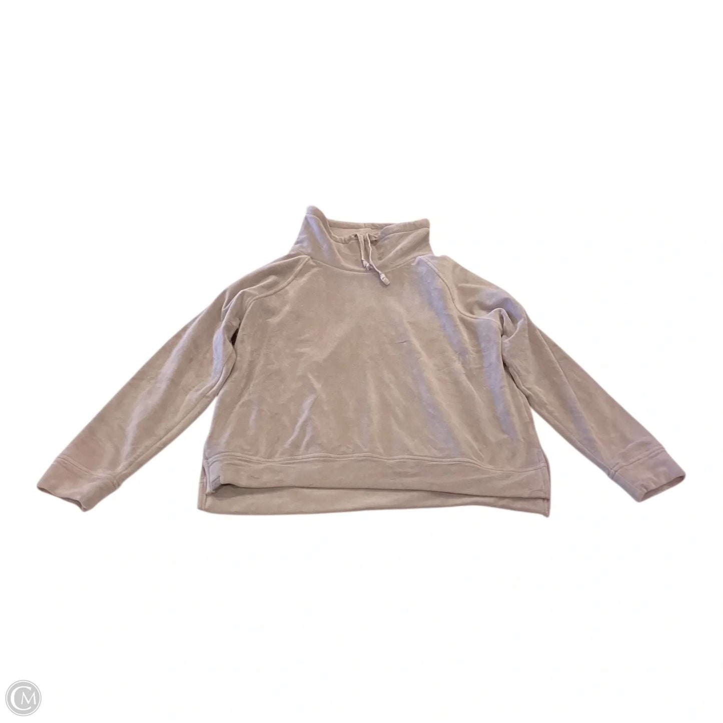Sweatshirt Collar By Barefoot Dreams In Taupe, Size: S
