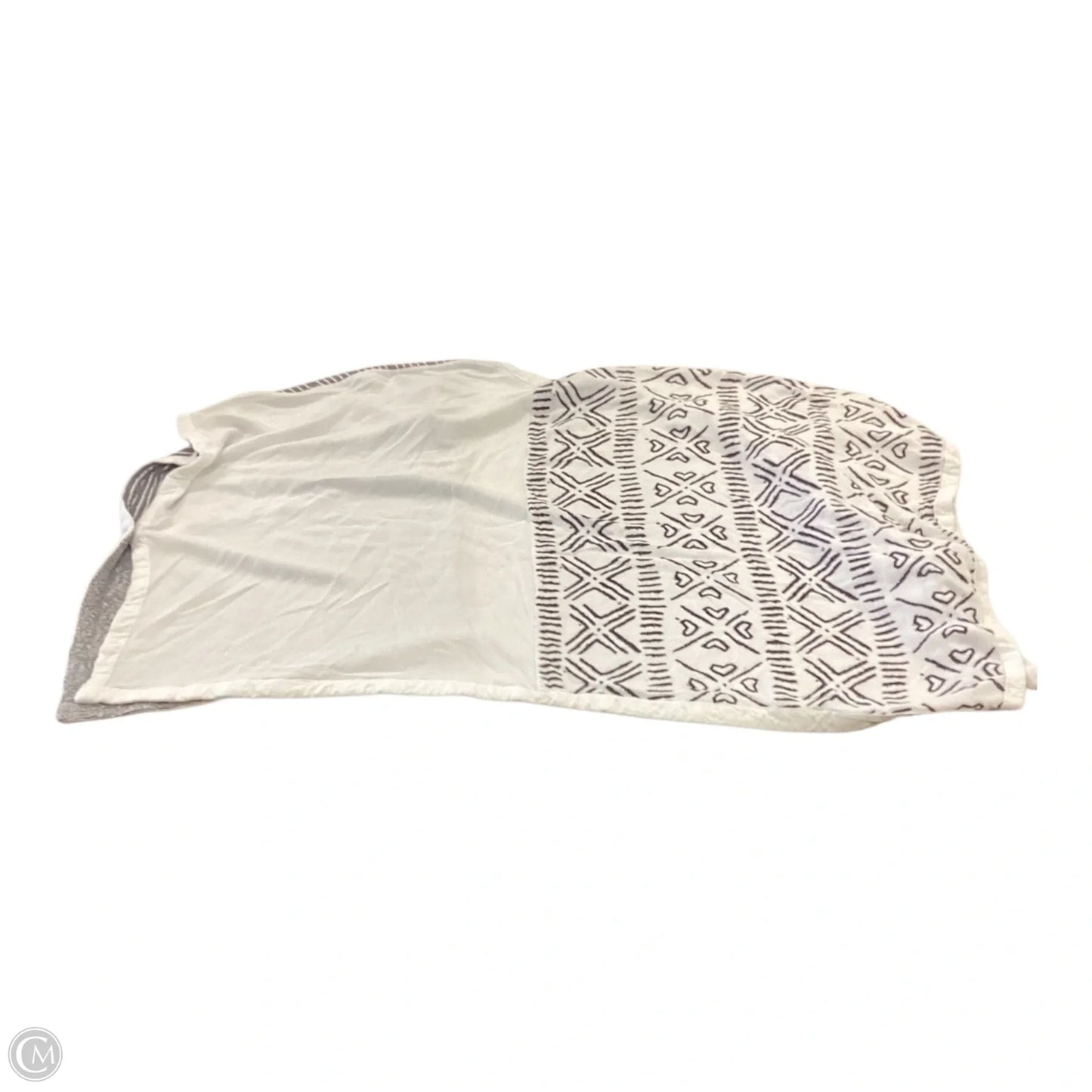 Kimono By Clothes Mentor In Black & White, Size: Osfm