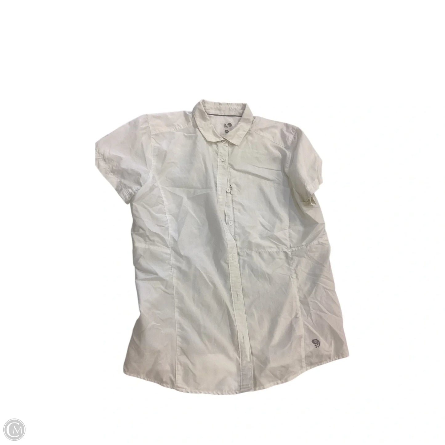 Top Short Sleeve By Mountain Hardwear In White, Size: 12
