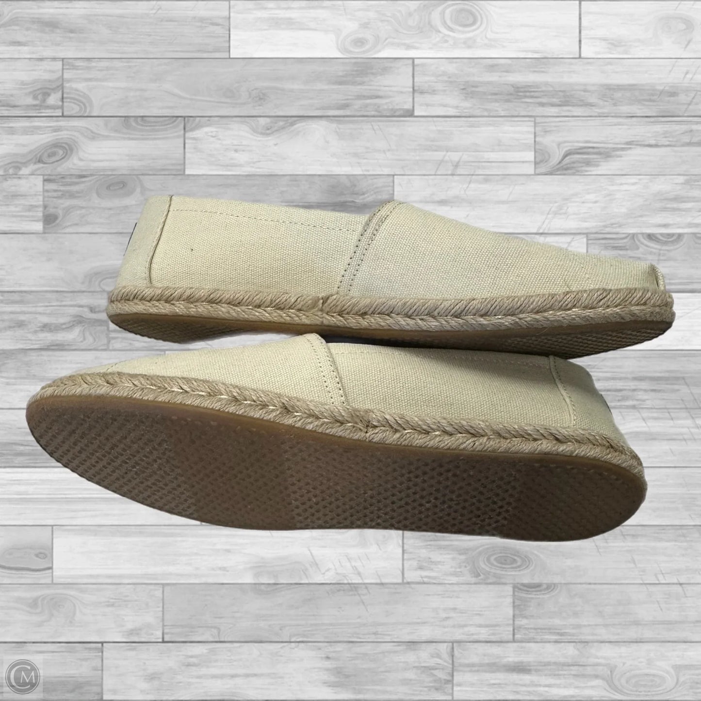 Shoes Flats By Toms In Cream, Size: 10