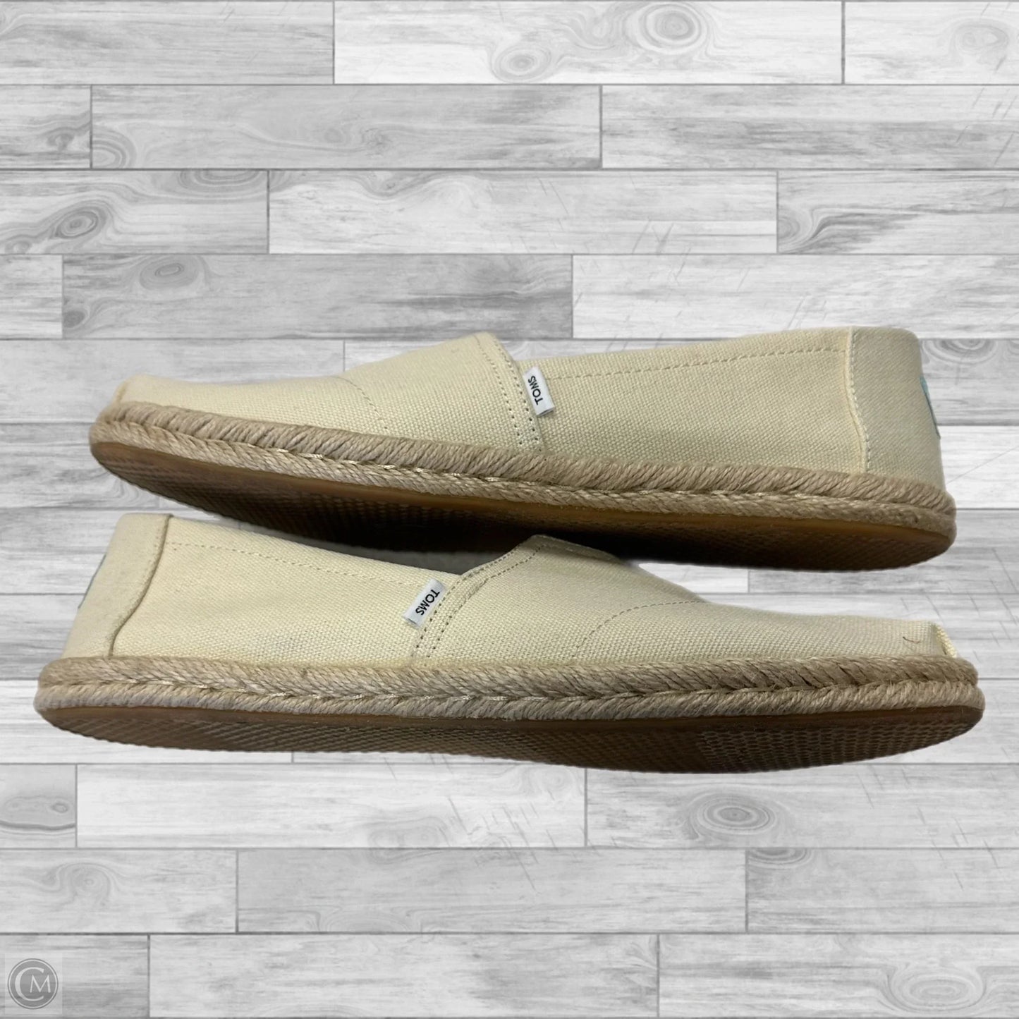 Shoes Flats By Toms In Cream, Size: 10