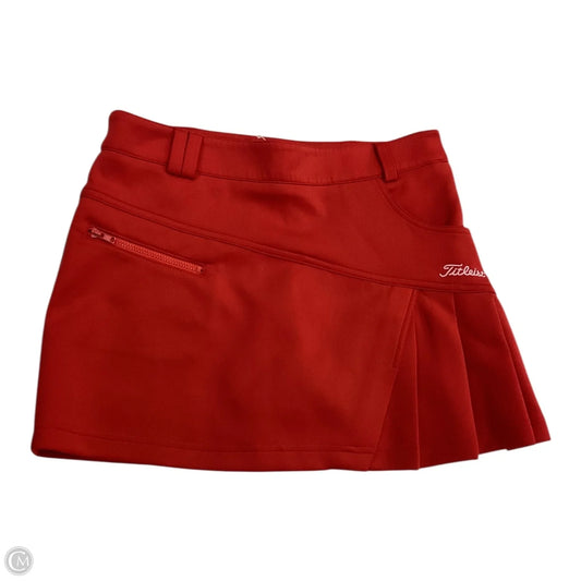 Athletic Skort By Clothes Mentor In Red, Size: M