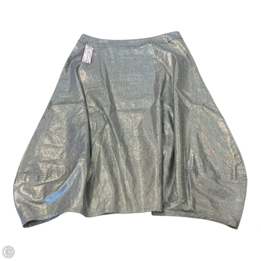 Skirt Midi By Eileen Fisher In Bronze, Size: Mp