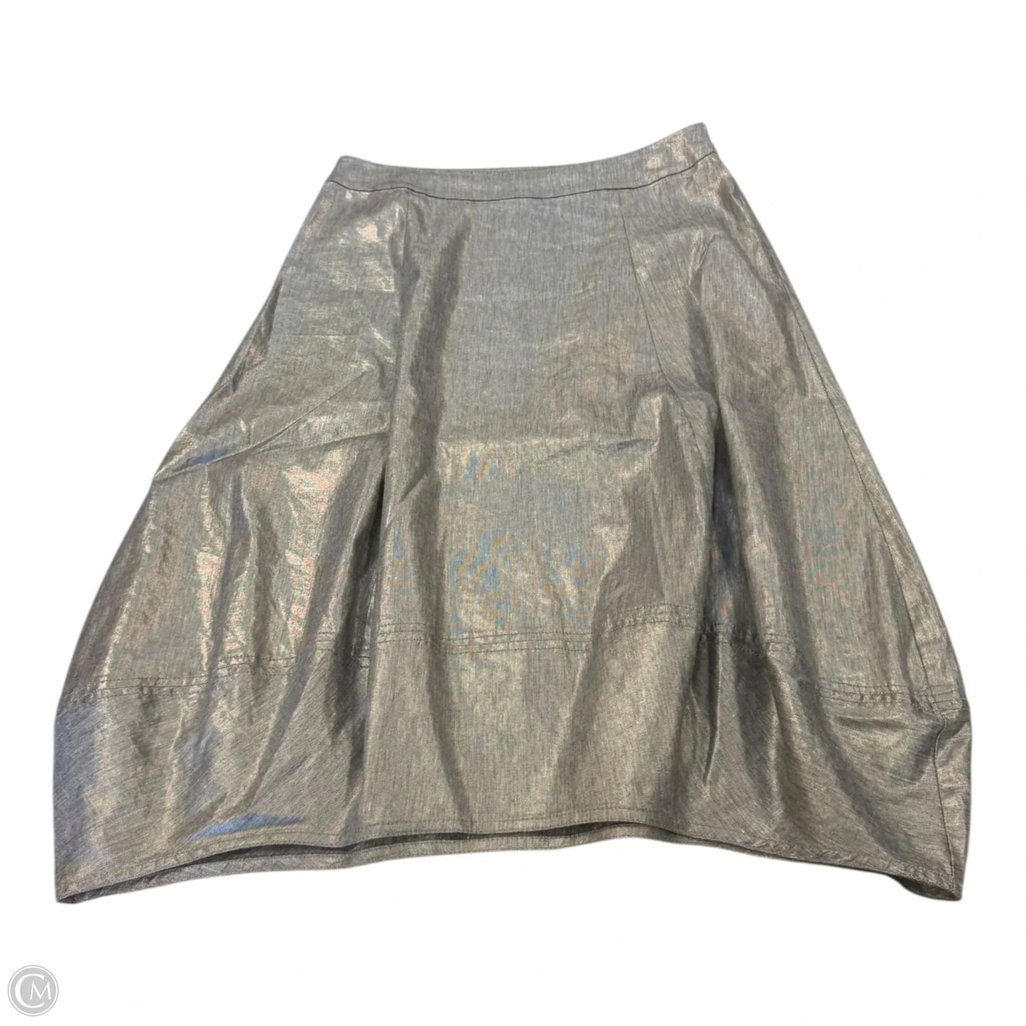 Skirt Midi By Eileen Fisher In Bronze, Size: Mp