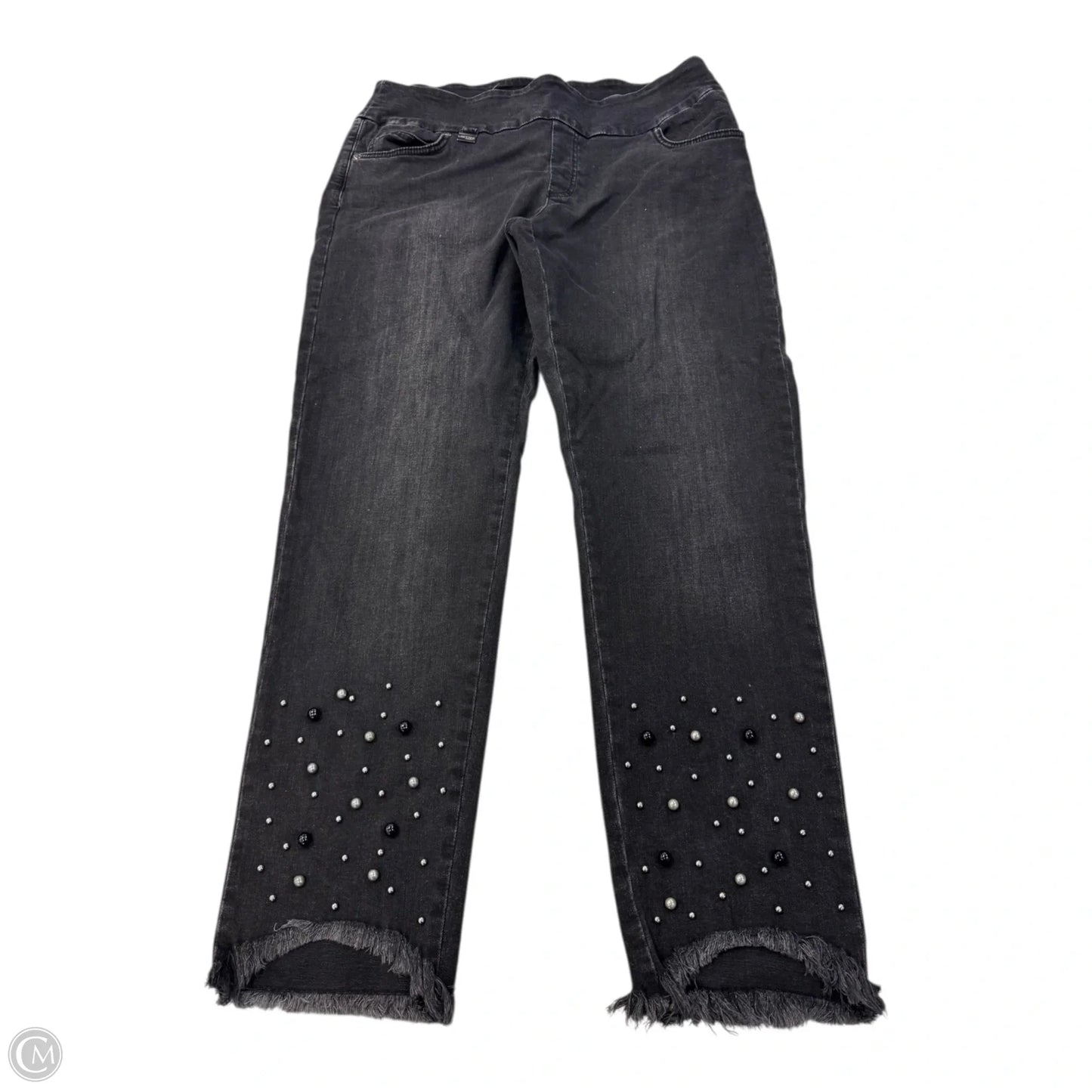 Pants Other By Clothes Mentor In Black & Silver, Size: 14