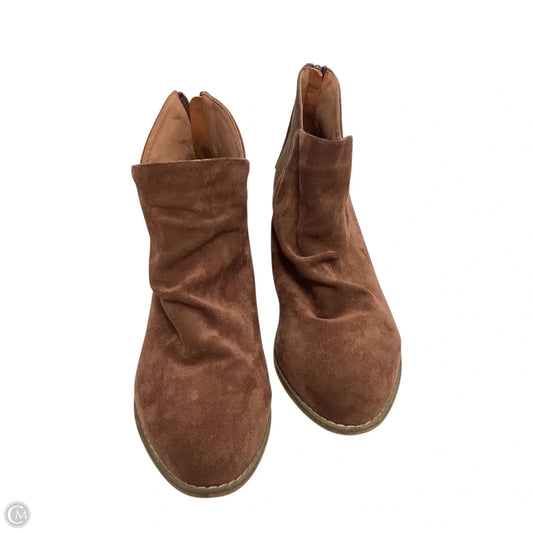 Shoes Heels Block By Boutique + In Brown, Size: 9