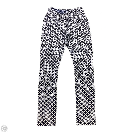 Pants Leggings By Talbots In Blue & White, Size: Xs