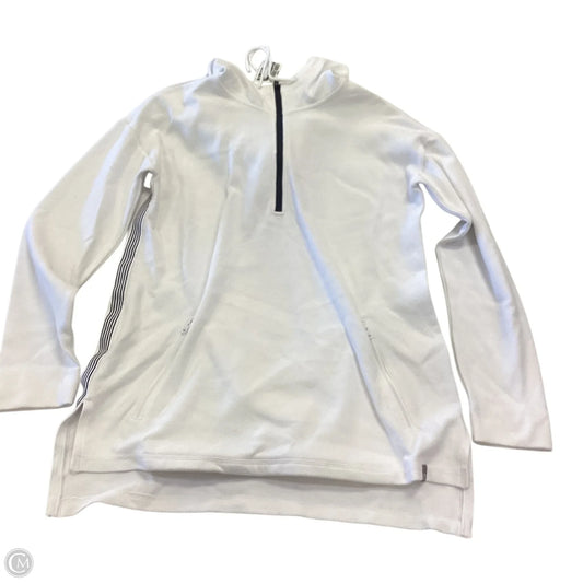 Sweatshirt Hoodie By Talbots In White, Size: Xs