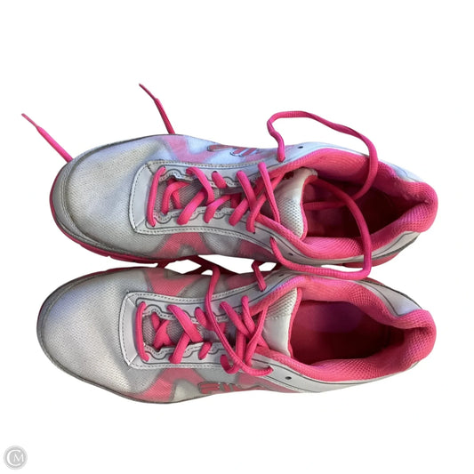 Shoes Athletic By Fila In Pink & White, Size: 9