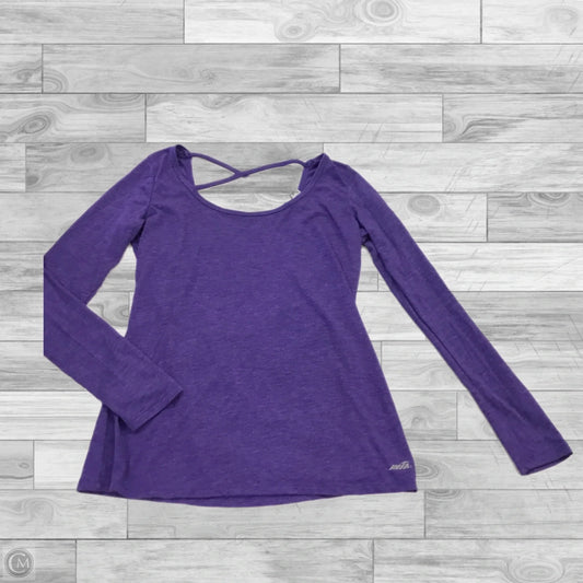 Top Long Sleeve By Avia In Purple, Size: M