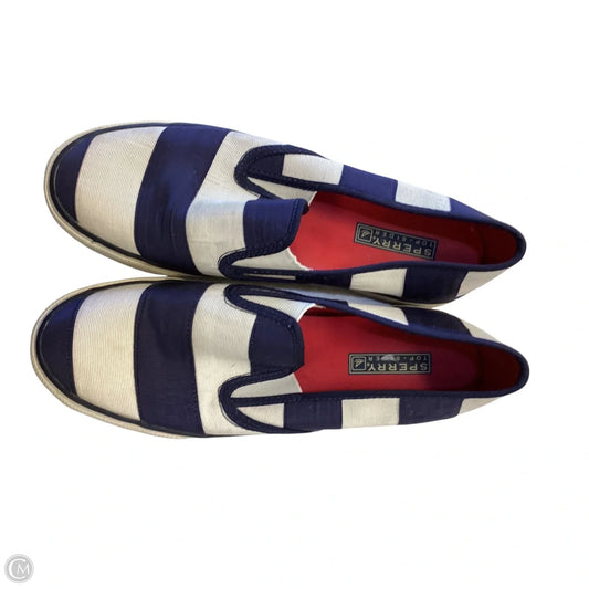 Shoes Flats By Sperry In Striped Pattern, Size: 8