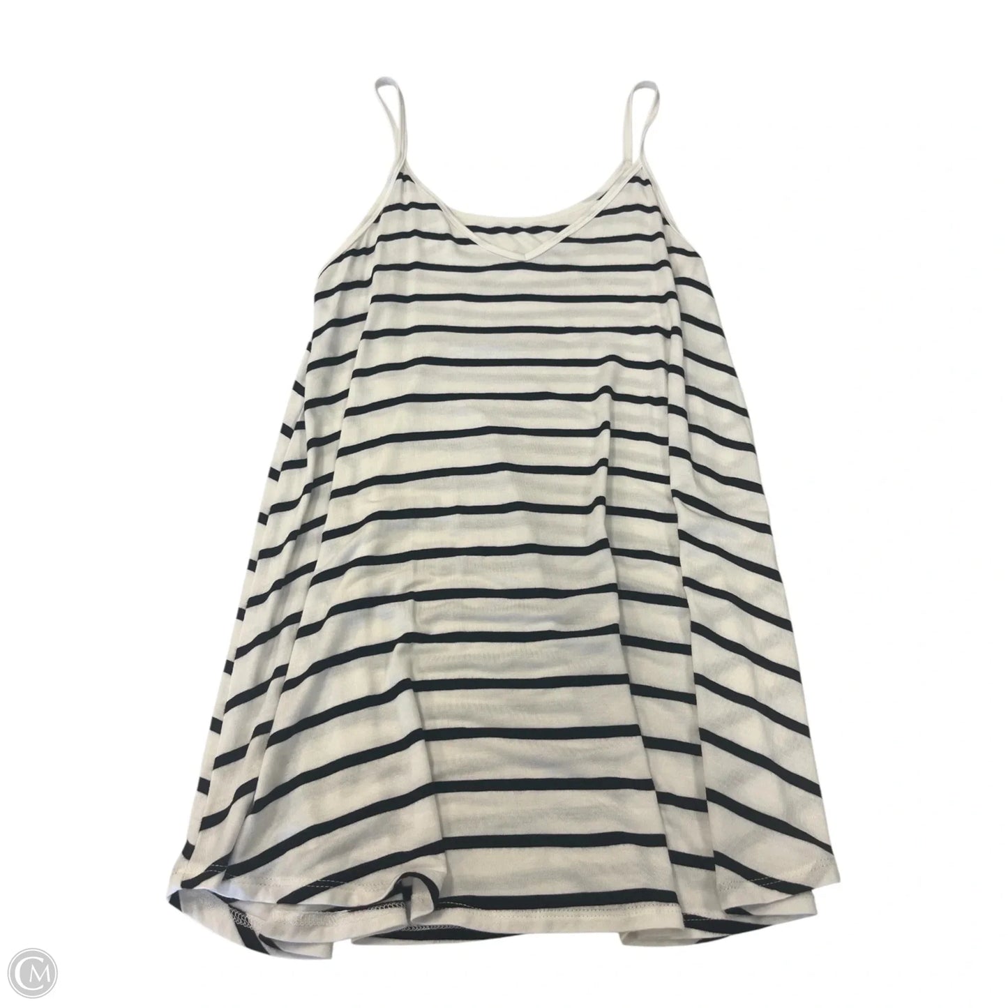 Top Sleeveless By Zenana In Black & White, Size: M
