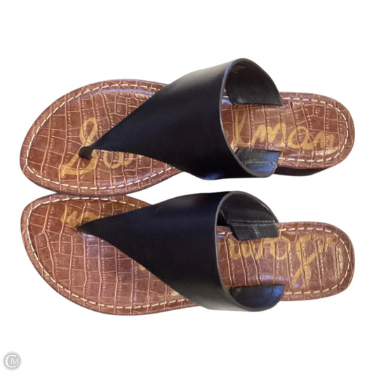 Sandals Flip Flops By Sam Edelman In Black, Size: 6.5