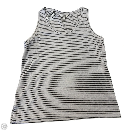 Top Sleeveless By Banana Republic In Striped Pattern, Size: M