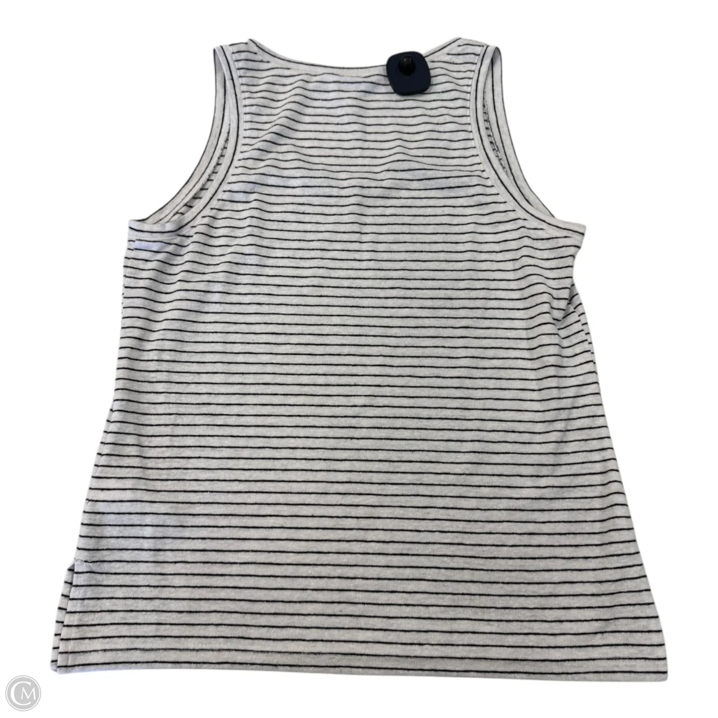 Top Sleeveless By Banana Republic In Striped Pattern, Size: M