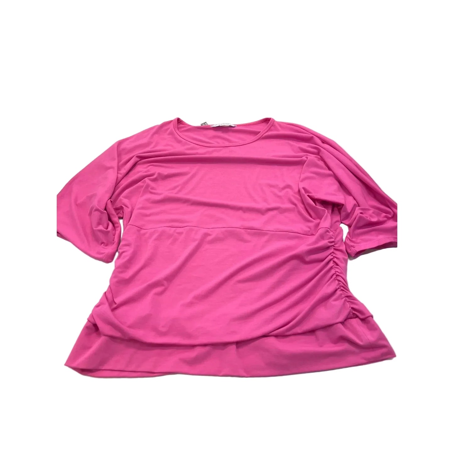 Top Short Sleeve By Peter Nygard In Pink, Size: Xl