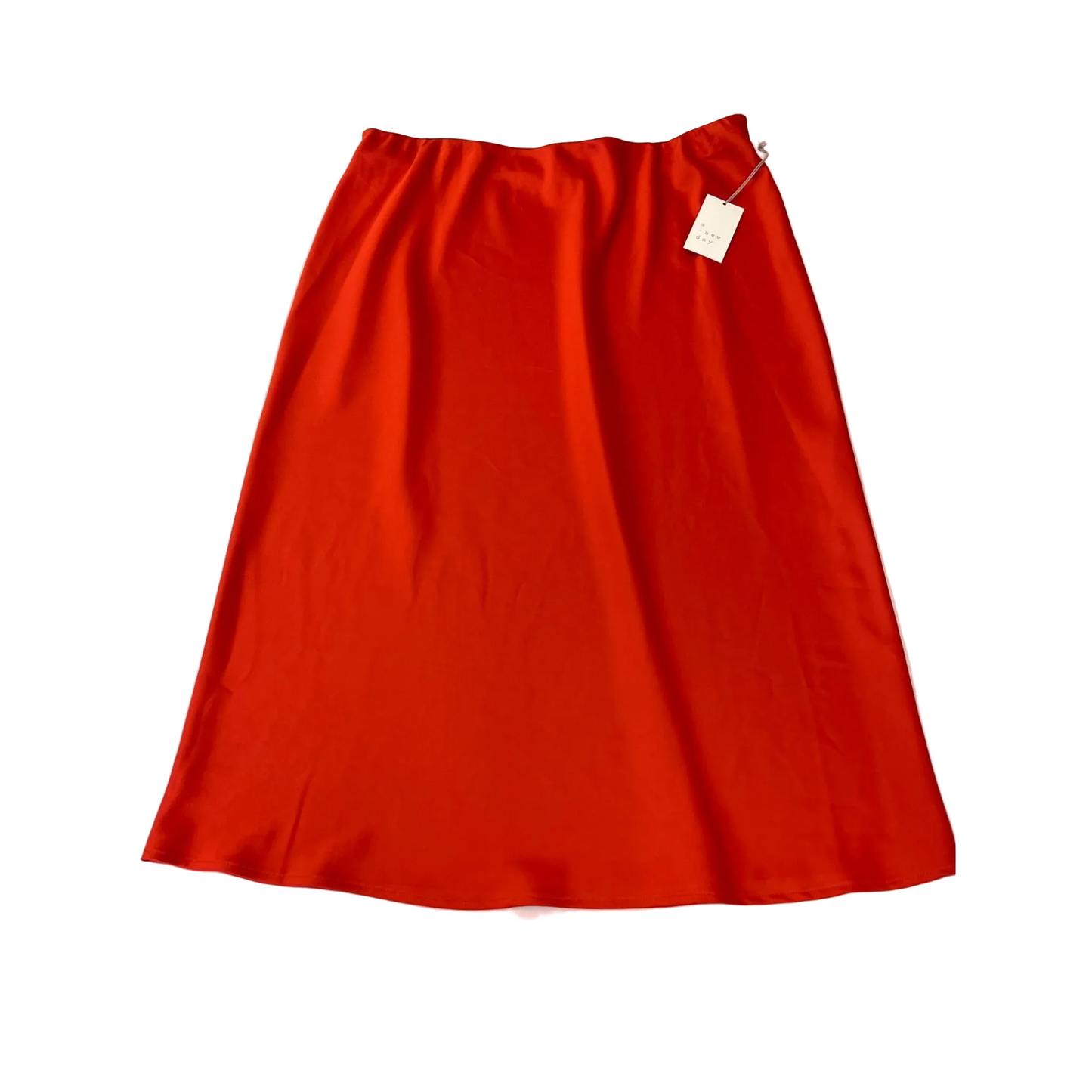 Skirt Maxi By A New Day In Orange, Size: Xxl