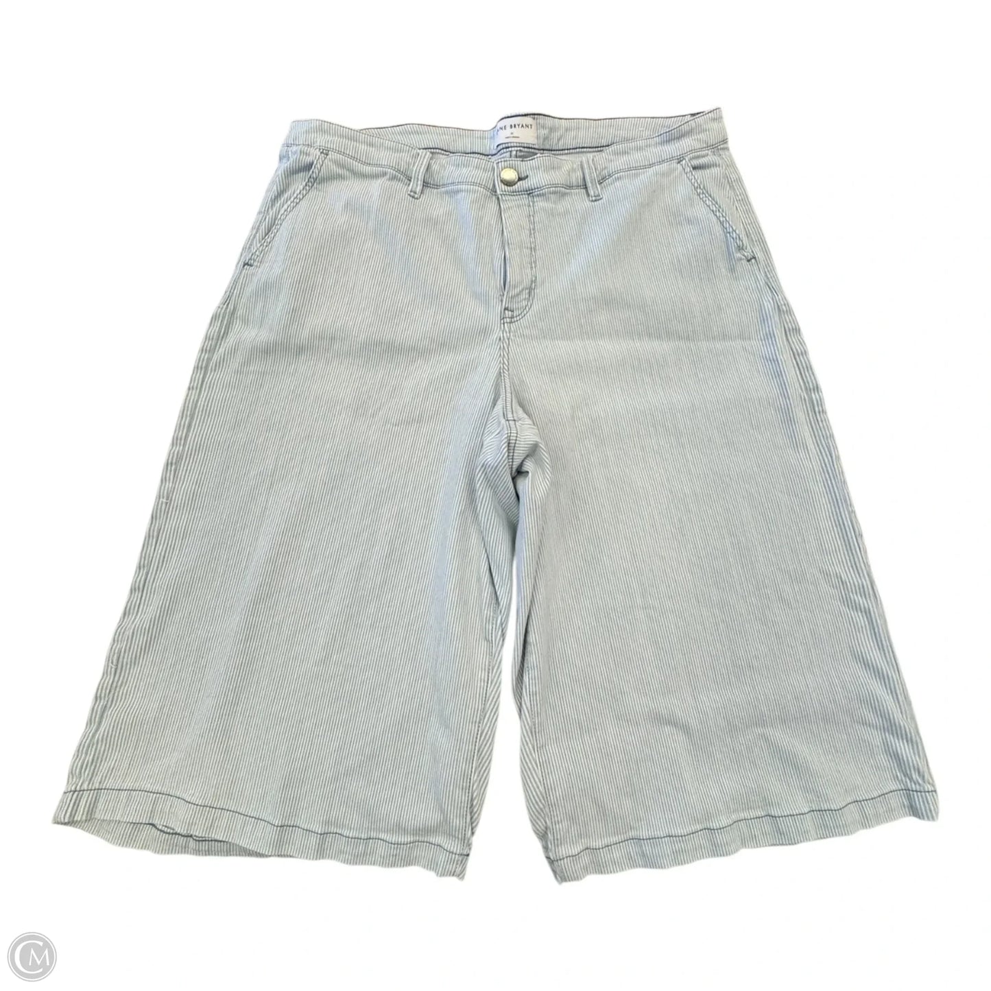 Capris By Lane Bryant In Blue & White, Size: 22
