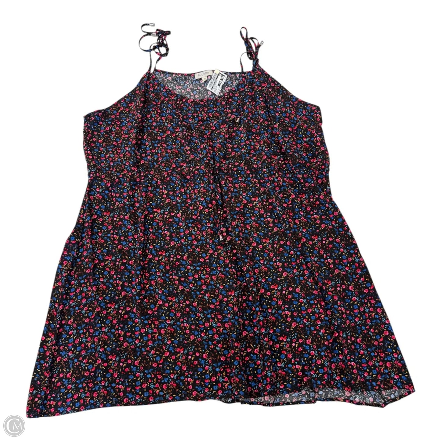 Dress Casual Short By Clothes Mentor In Floral Print, Size: 24