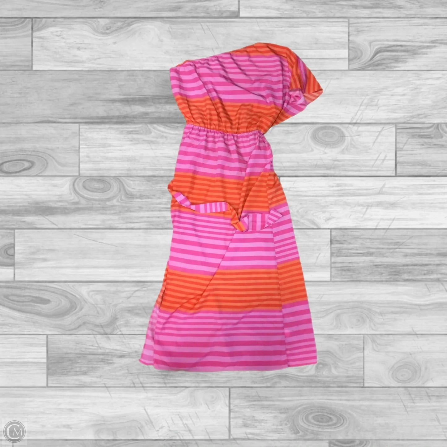 Dress Casual Maxi By Mudpie In Orange & Pink, Size: L